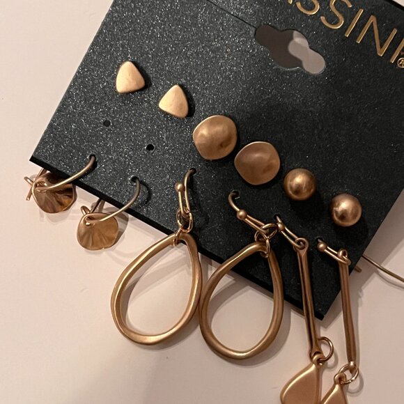 Massini Earrings Set 6 Pairs Assorted Styles New with Tags - Picture 2 of 7